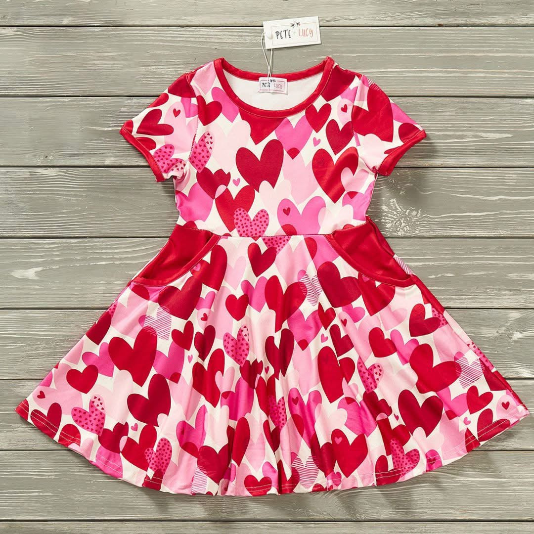 toddler valentine dress Valentine Vibes Dress – Audrey James